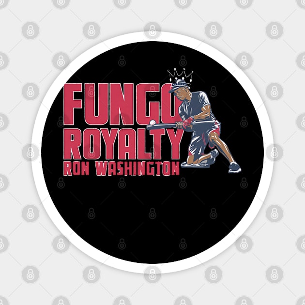 Ron Washington Fungo Royalty Magnet by KraemerShop